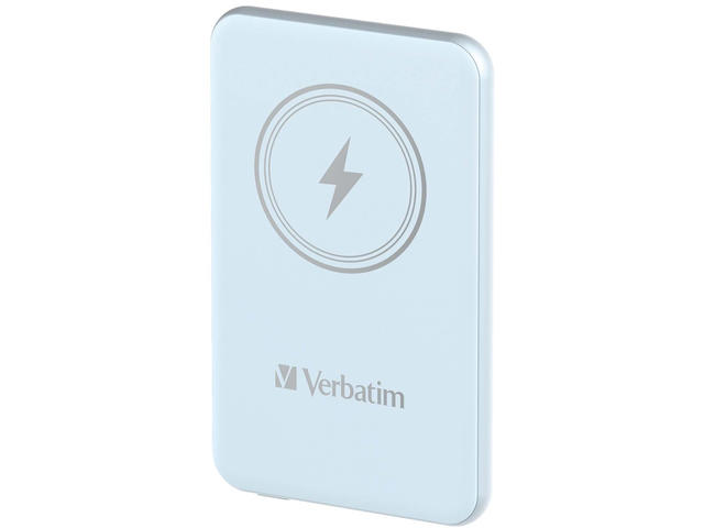 Външни батерии Verbatim Charge ´n´ Go Magnetic Wireless Power Bank 5000 Blue