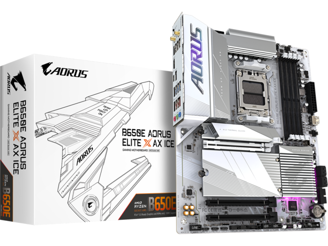 Дънни платки GIGABYTE B650E AORUS ELITE X AX ICE