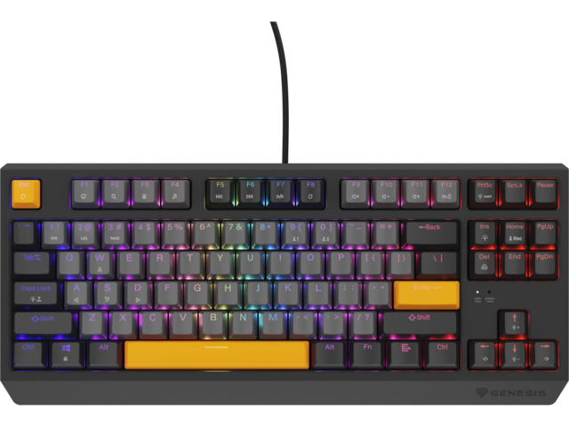 Клавиатури Genesis Thor 230 TKL Outemu Red, Anchor Gray Negative US