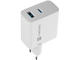 Зарядни устройства Natec Ribera Gan 65W, White