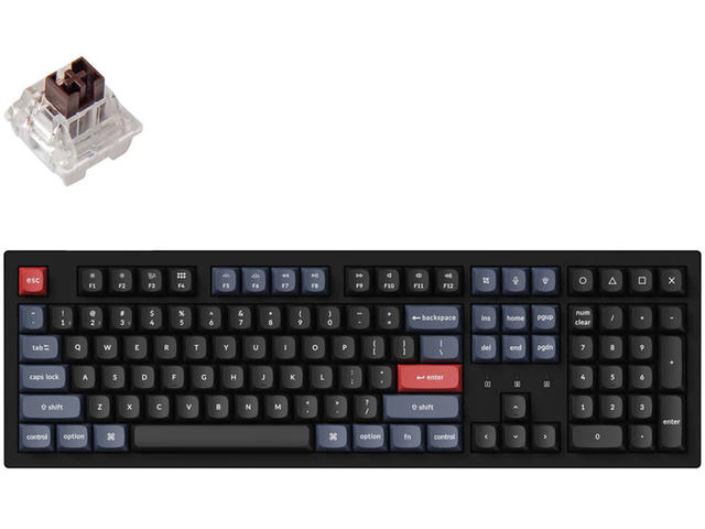 Клавиатури Keychron K10 Pro QMK Hot-Swappable Full-Size K Pro Brown Switch White LED