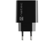 Зарядни устройства Natec Ribera Gan 18W, Black