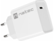 Зарядни устройства Natec Ribera USB-C 18W, White