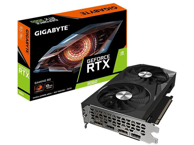 Видео карти GIGABYTE GeForce RTX 3060 GAMING OC 8GB