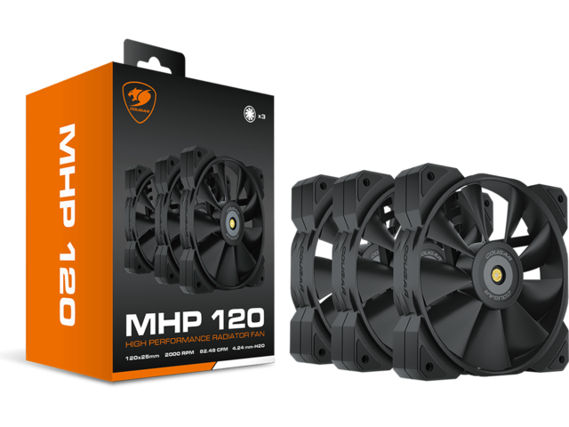 Вентилатори COUGAR MHP 120 Black (3 Fan Pack)