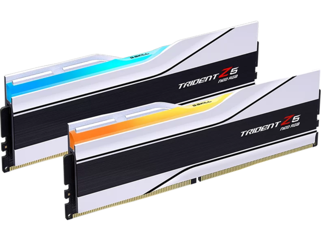 Оперативна памет 64GB (2x32GB) DDR5 6000 MT/s G.SKILL Trident Z5 Neo RGB White