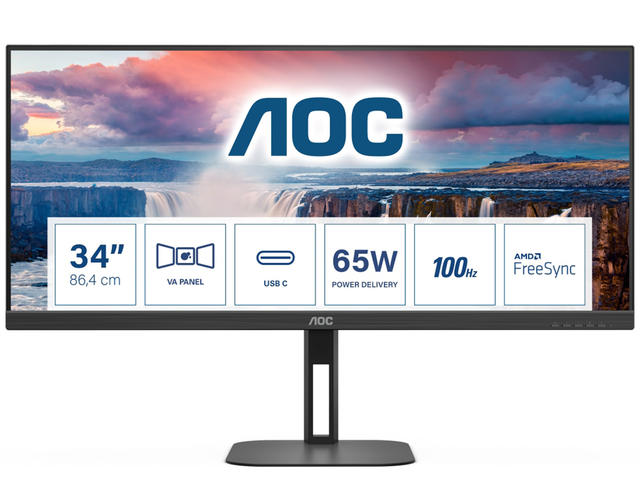 Монитори AOC U34V5C/BK