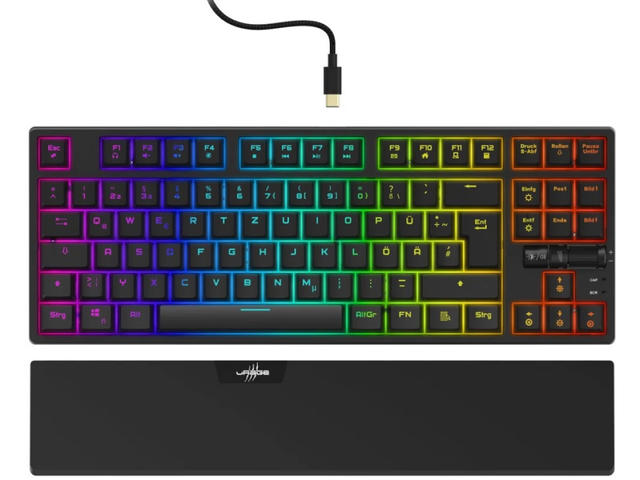 Клавиатури Hama uRage "Exodus 860 Mechanical", червен суич