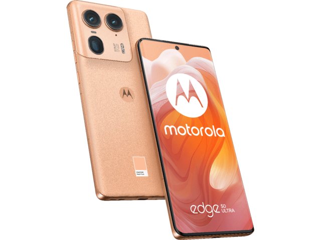 Смартфони Motorola Edge 50 Ultra 1TB, Peach Fuzz