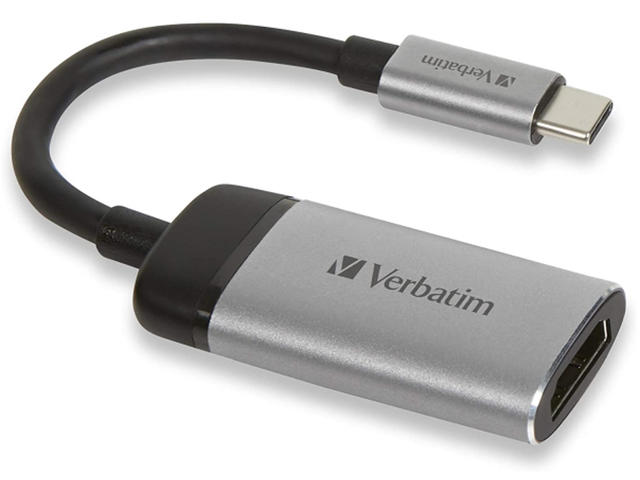 Кабели и Адаптери Verbatim USB-C към HDMI 4K адаптер