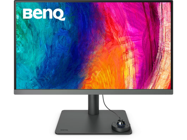 Монитори BenQ PD2706U + Fury Gaming Chair Avenger M+ Black-White