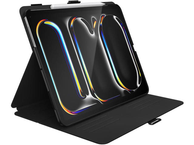 Калъфи за таблети Speck Balance Folio Apple iPad Pro 13-inch Case, (W/MB) (BLACK/BLACK/WHITE)