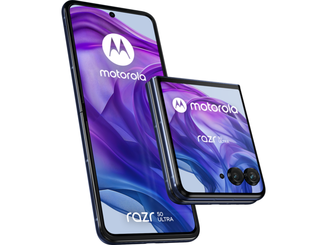 Смартфони Motorola Razr 50 Ultra 5G - 12GB RAM / 512GB, Midnight Blue