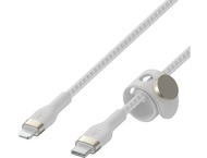 Кабели и Адаптери Belkin BoostCharge Pro Flex USB-C кабел с Lightning конектор, 1 метра, бял