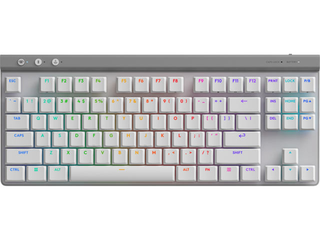 Клавиатури Logitech G515 Lightspeed TKL - Tactile - White - USINTL