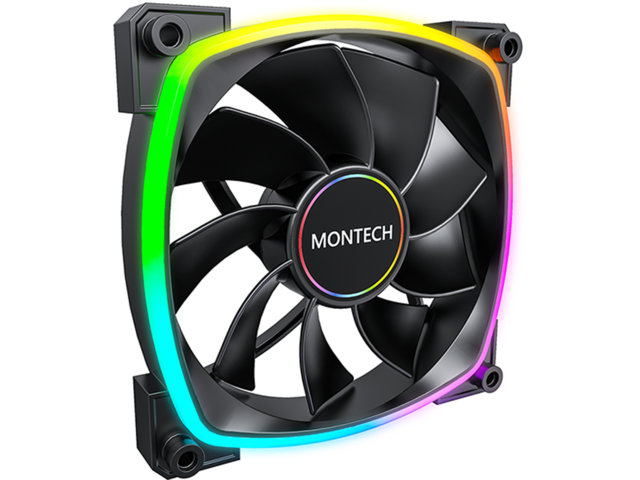 Вентилатори MONTECH RX140 PWM Black