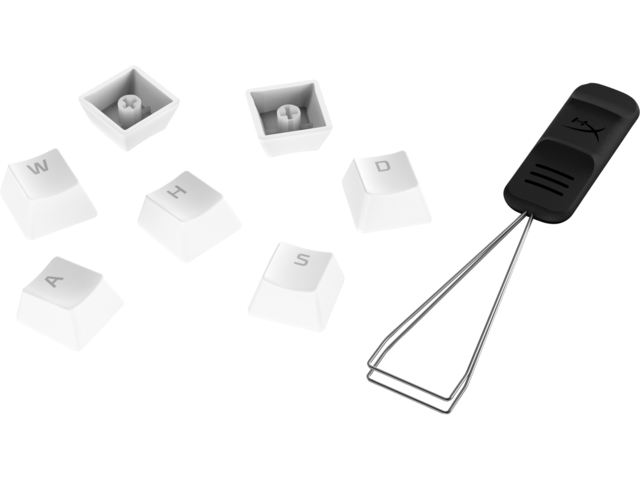 Капачки за клавиатури HyperX Full key Set Keycaps - PBT (White)