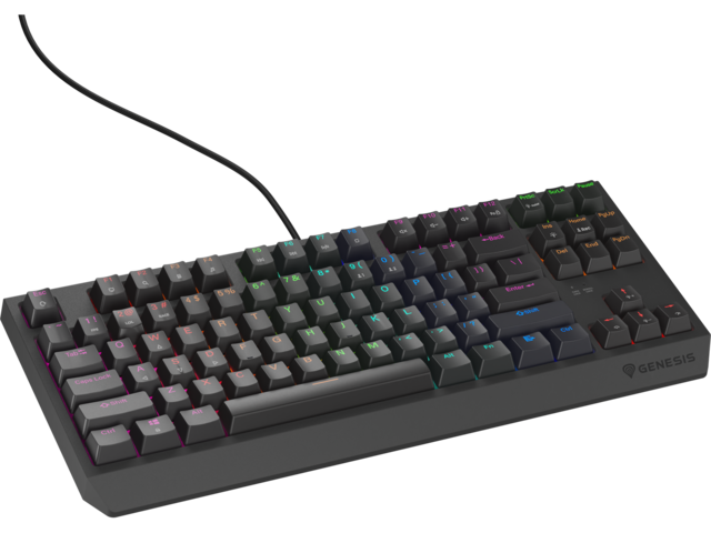 Клавиатури Genesis Thor 230 TKL Lite US Mechanical Outemu Red, Black, Hot Swap