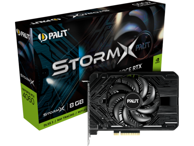 Видео карти Palit GeForce RTX 4060 StormX 8GB