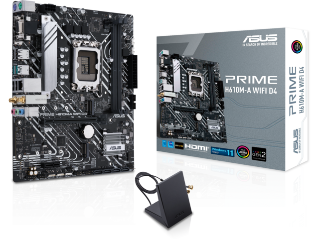 Дънни платки ASUS PRIME H610M-A WIFI D4