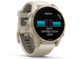 Смарт часовници Garmin fēnix® 8 - 43 мм, Sapphire - Soft Gold с Fog Gray/Dark Sandstone силиконова каишка