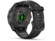 Смарт часовници Garmin fēnix® 8 - 43 мм, Sapphire - Carbon Gray DLC Titanium с Black/Pebble Gray силиконова каишка