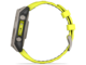 Смарт часовници Garmin fēnix® 8 - 47 мм Solar, Sapphire - Titanium с Amp Yellow/Graphite силиконова каишка 