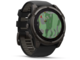 Смарт часовници Garmin fēnix 8 – 51 мм Solar, Sapphire - Carbon Gray DLC Titanium с Black/Pebble Gray силиконова каишка