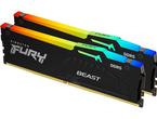 Оперативна памет 64GB (2x32GB) DDR5 6000 MT/s Kingston FURY BEAST RGB XMP