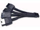 Кабели за компоненти Makki преходник Cable Adapter 4xPCI-E 8pin към PCI-E Gen5 12pin 12VHPWR