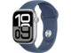 Silver Alu Case /Denim Sport Band - S/M