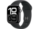 Смарт часовници Apple Watch S10 GPS + Cellular 42mm Jet Black Alu Case with Black Sport Band - M/L