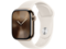 Смарт часовници Apple Watch Series 10 GPS + Cellular 42mm Gold Titanium Case with Starlight Sport Band - S/M