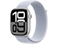 Смарт часовници Apple Watch S10 GPS + Cellular 46mm Silver Alu Case with Blue Cloud Sport Loop