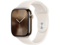 Смарт часовници Apple Watch S10 GPS + Cellular 46mm Gold Titanium Case with Starlight Sport Band - S/M