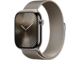 Natural Titanium Case /Natural Milanese Loop - S/M