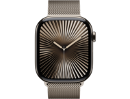 Смарт часовници Apple Watch S10 GPS + Cellular 46mm Natural Titanium Case with Natural Milanese Loop - S/M