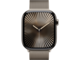 Смарт часовници Apple Watch S10 GPS + Cellular 46mm Natural Titanium Case with Natural Milanese Loop - S/M