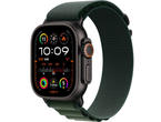 Смарт часовници Apple Watch Ultra2 GPS + Cellular 49mm Black Titanium Case with Dark Green Alpine Loop - Large