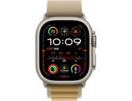 Смарт часовници Apple Watch Ultra2 GPS + Cellular 49mm Natural Titanium Case with Tan Alpine Loop - Large
