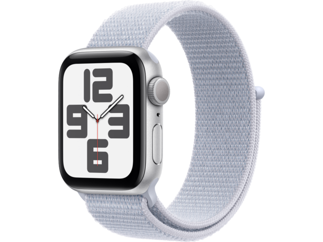 Смарт часовници Apple Watch SE2 GPS 40mm Silver Alu Case with Blue Cloud Sport Loop