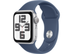 Смарт часовници Apple Watch SE2 GPS 40mm Silver Alu Case with Denim Sport Band - S/M