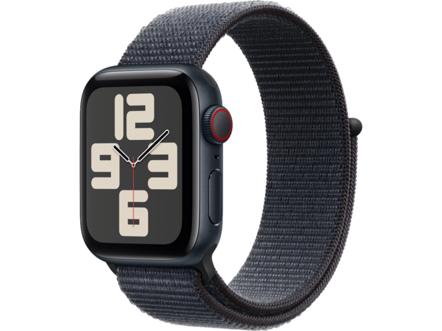 Смарт часовници Apple Watch SE2 GPS + Cellular 40mm Midnight Alu Case with Ink Sport Loop