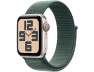 Смарт часовници Apple Watch SE2 GPS + Cellular 40mm Starlight Alu Case with Lake Green Sport Loop