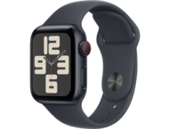 Смарт часовници Apple Watch SE2 GPS + Cellular 40mm Midnight Alu Case with Midnight Sport Band - S/M