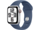 Смарт часовници Apple Watch SE2 GPS + Cellular 40mm Silver Alu Case with Denim Sport Band - S/M