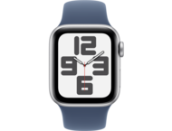 Смарт часовници Apple Watch SE2 GPS + Cellular 40mm Silver Alu Case with Denim Sport Band - M/L