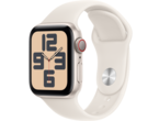 Смарт часовници Apple Watch SE2 GPS + Cellular 40mm Starlight Alu Case with Starlight Sport Band - S/M