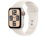 Смарт часовници Apple Watch SE2 GPS + Cellular 40mm Starlight Alu Case with Starlight Sport Band - M/L
