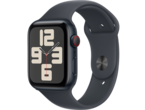 Смарт часовници Apple Watch SE2 GPS + Cellular 44mm Midnight Alu Case with Midnight Sport Band - S/M